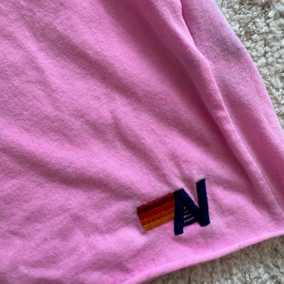 Aviator Nation Pink and Red Heart Short Sleeve Tee - Picture 2 of 5